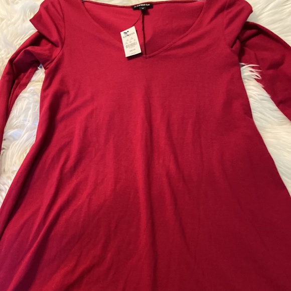 Express Dress 👗 size XS with long sleeve long 30” bust 30” brand new with tag - Picture 5 of 6